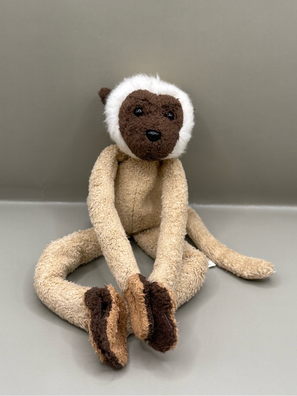 Rare Vintage Russ Berrie Luv Pet Benny the Hanging Monkey Plush Stuffed Animal